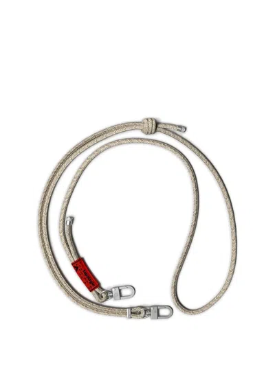 Topologie Logo-patch Bag Strap In Neutral