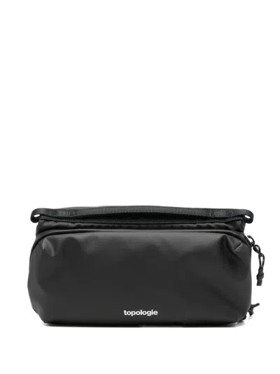 Topologie Medium Bottle Sacoche Wash Bag In Black
