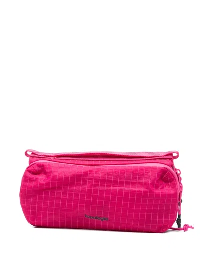 Topologie Medium Logo-detail Water Bottle Holder In Pink
