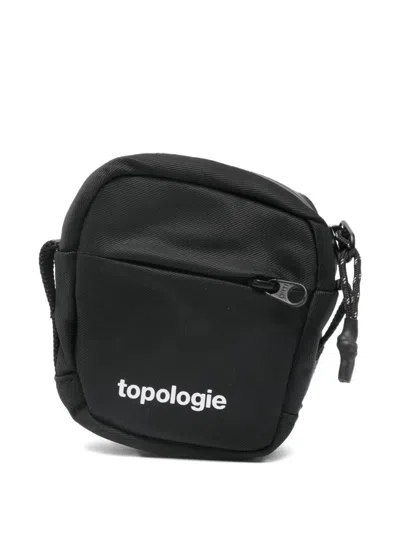 Topologie Mini Tinbox Zip-fastening Keyring In Black