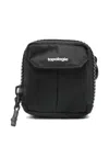 Topologie Mini Utility Sacoche Zip-pocket Keyring In Black