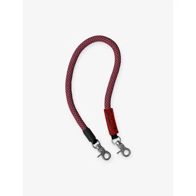 Topologie Nebula Lattice Wrist Woven Strap 10mm In Red