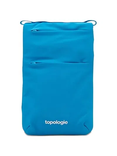 Topologie Quilted Phone Bag In Blue