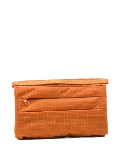 Topologie Ripstop Clutch Bag In Orange