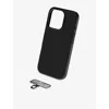 Topologie Womens Black Solid Iphone 16 Pro Max Silicone Phone Case