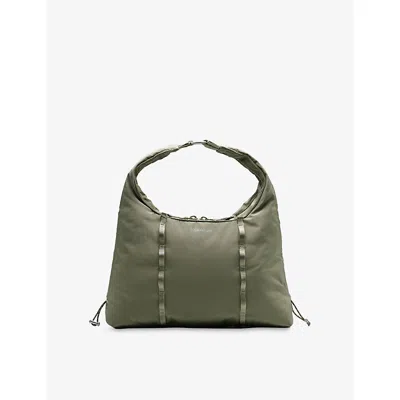 Topologie Womens Moss Cloud Hobo Small Nylon Shoulder Bag In Green