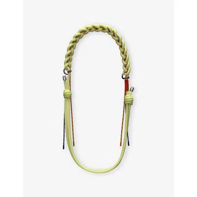 Topologie Womens Nimbus Braided O-rope Woven Strap 8mm In Gray