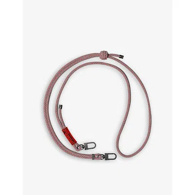 Topologie Womens Russet Lattice 6.0mm Woven Rope Strap