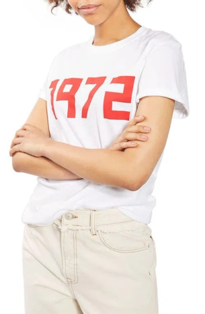 Topshop 1972 Tee In White