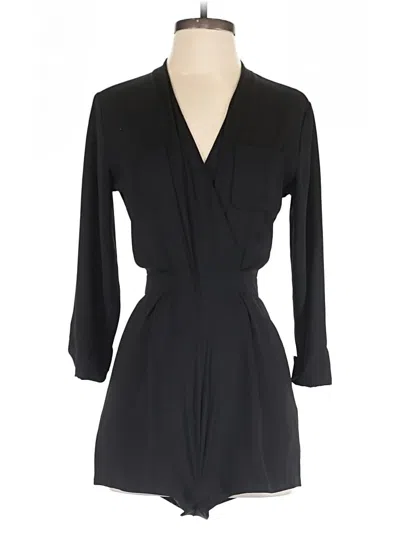 Pre-owned Topshop 3/4 Sleeve T-shirt In Black