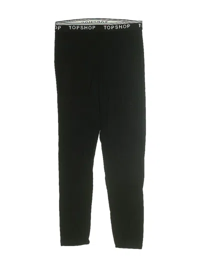 Pre-owned Topshop Active Pants In Black