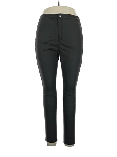 Pre-owned Topshop Active Pants In Black