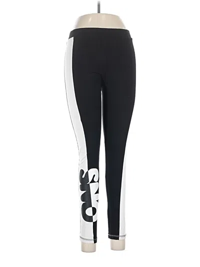 Pre-owned Topshop Active Pants In Black