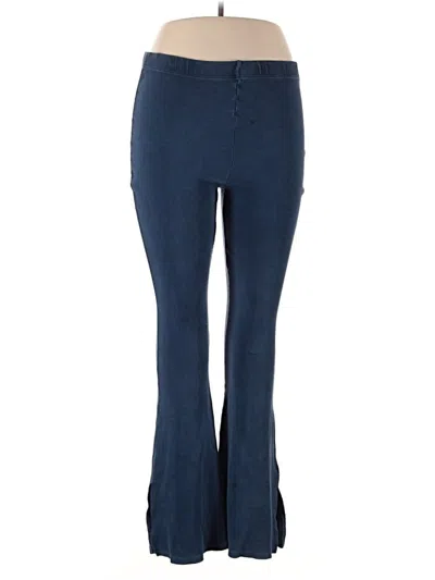 Pre-owned Topshop Active Pants In Blue