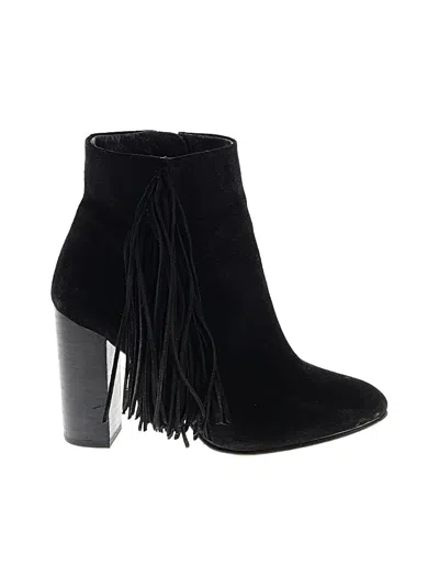 Pre-owned Topshop Ankle Boots In Black