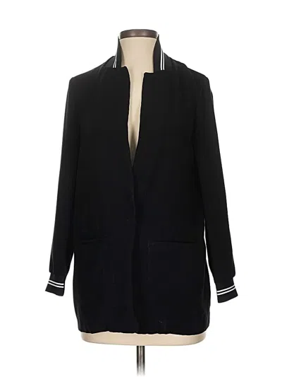 Pre-owned Topshop Blazer Jacket In Black