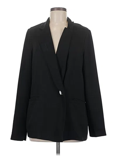 Pre-owned Topshop Blazer Jacket In Black