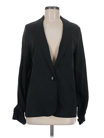 Pre-owned Topshop Blazer Jacket In Black