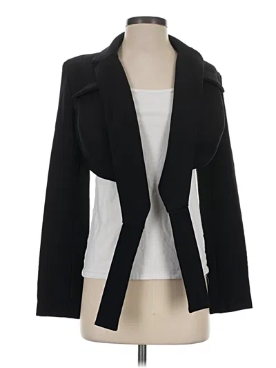 Pre-owned Topshop Blazer Jacket In Black