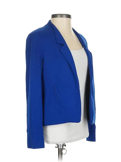 Pre-owned Topshop Blazer Jacket In Blue