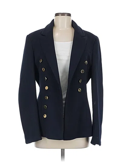 Pre-owned Topshop Blazer Jacket In Blue