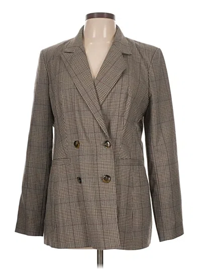 Pre-owned Topshop Blazer Jacket In Brown