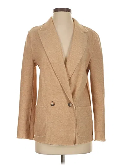 Pre-owned Topshop Blazer Jacket In Brown