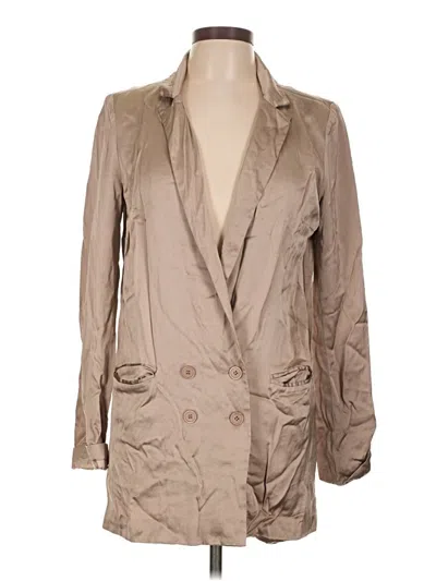Pre-owned Topshop Blazer Jacket In Brown