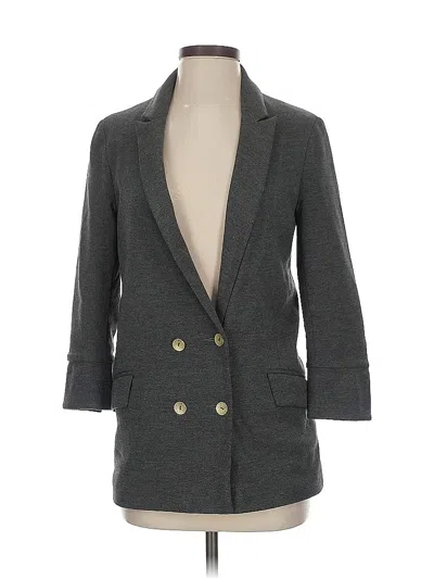 Pre-owned Topshop Blazer Jacket In Gray