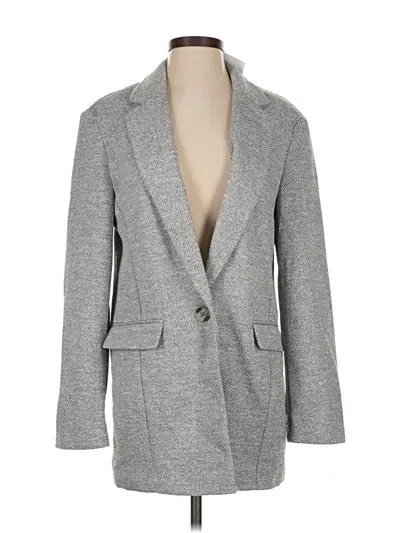 Pre-owned Topshop Blazer Jacket In Gray