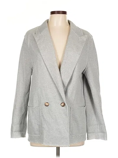 Pre-owned Topshop Blazer Jacket In Gray