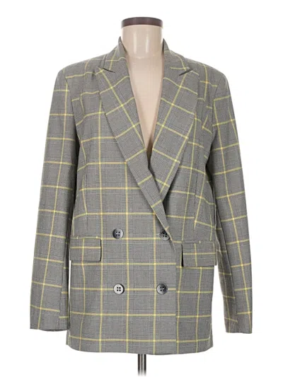Pre-owned Topshop Blazer Jacket In Gray