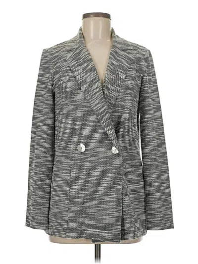 Pre-owned Topshop Blazer Jacket In Gray
