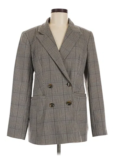 Pre-owned Topshop Blazer Jacket In Gray