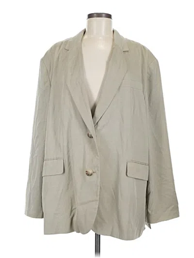 Pre-owned Topshop Blazer Jacket In Gray