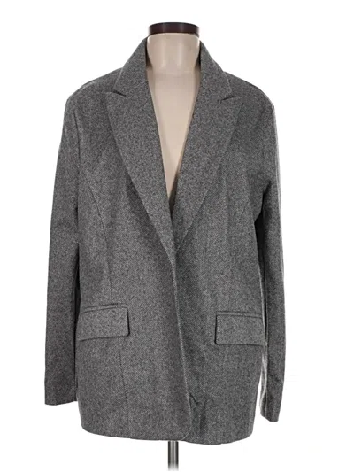 Pre-owned Topshop Blazer Jacket In Gray
