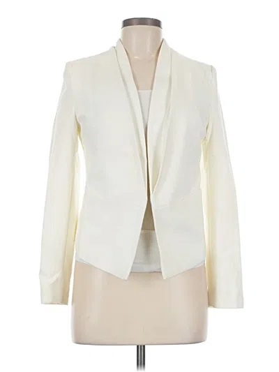 Pre-owned Topshop Blazer Jacket In Ivory