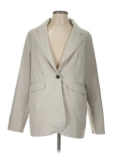 Pre-owned Topshop Blazer Jacket In Ivory