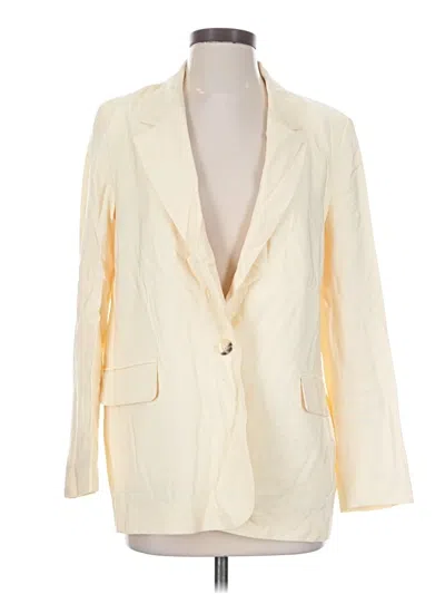 Pre-owned Topshop Blazer Jacket In Ivory