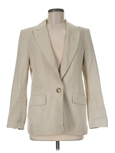 Pre-owned Topshop Blazer Jacket In Ivory