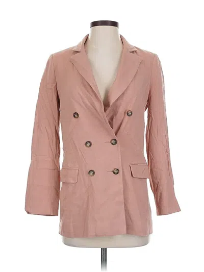 Pre-owned Topshop Blazer Jacket In Pink