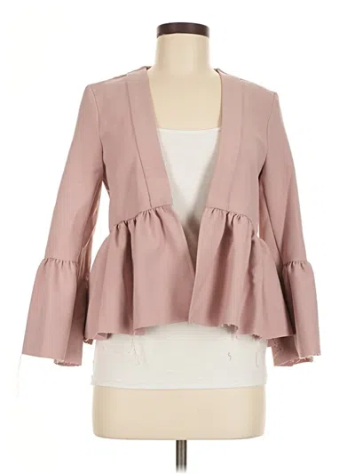 Pre-owned Topshop Blazer Jacket In Pink