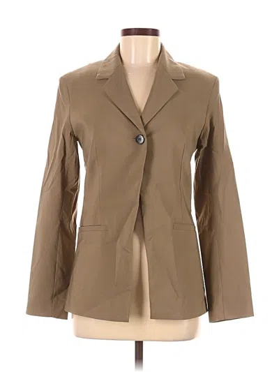 Pre-owned Topshop Blazer Jacket In Tan