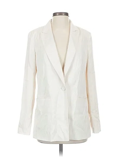 Pre-owned Topshop Blazer Jacket In White