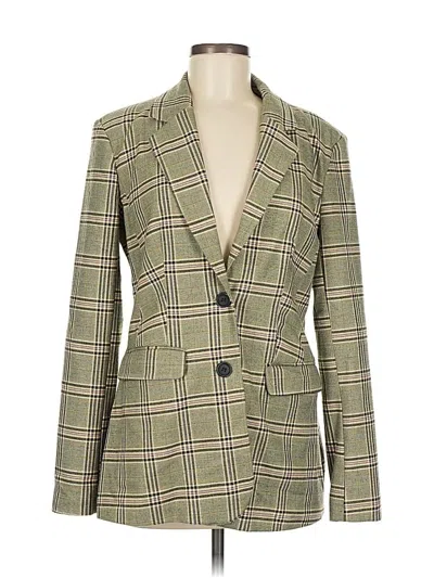 Pre-owned Topshop Blazer Jacket In Yellow
