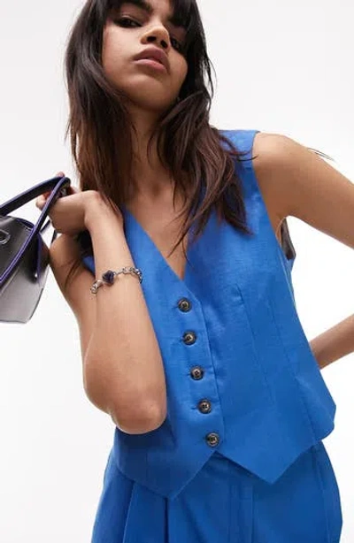 Topshop Blue Tonic Vest