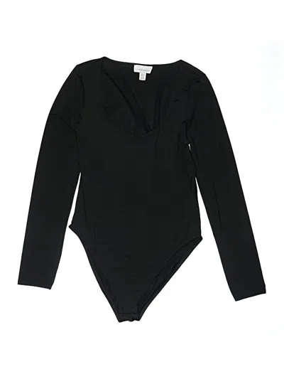 Pre-owned Topshop Bodysuit In Black
