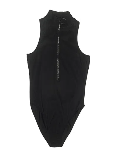 Pre-owned Topshop Bodysuit In Black