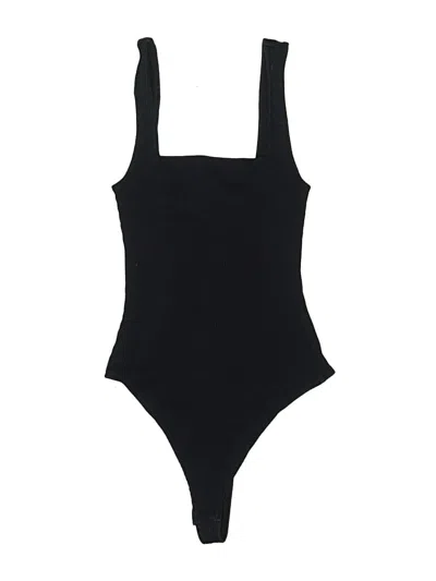 Pre-owned Topshop Bodysuit In Black