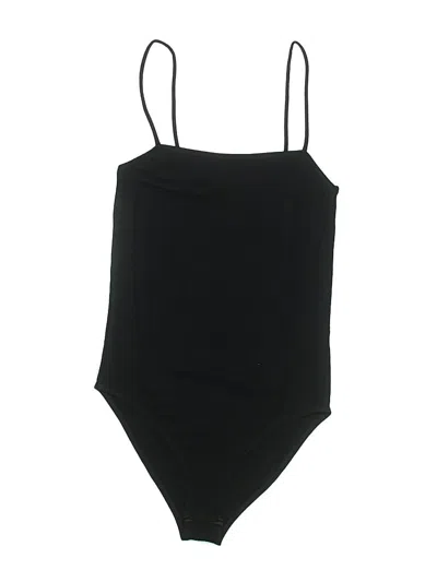 Pre-owned Topshop Bodysuit In Black
